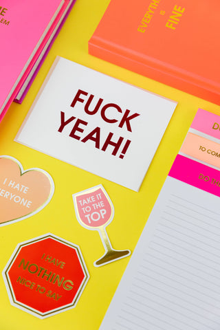 Chez Gagné - I Have Nothing Nice To Say - Stop Sign - Vinyl Sticker