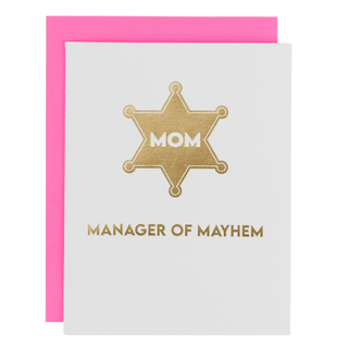 Chez Gagné - Mom - Manager of Mayhem - Mother's Day Card