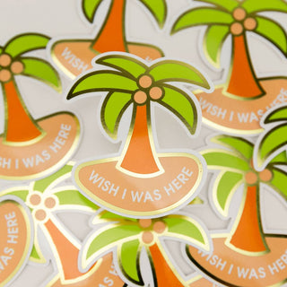 Chez Gagné - Wish I Was Here - Vinyl Sticker