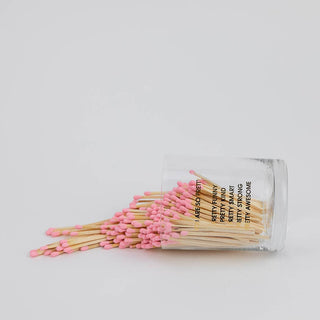 Chez Gagné - You Are So Pretty -  Match Set + Rocks Glass Duo -  200 Matches + Rocks Glass Set