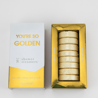 Chez Gagné - You're So Golden - Self-Care Shower Steamers - Citrus Neroli