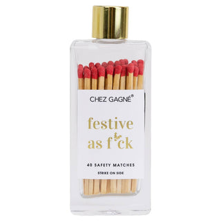 glass bottle safety matches