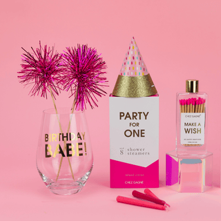 Chez Gagné - Make A Wish - Glass Bottle Safety Matches, Birthday Gift