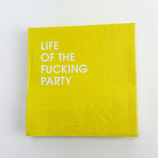 Chez Gagné - Life of the Fucking Party - Colorful Cocktail Napkins