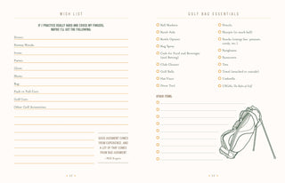 Chronicle Books - Ultimate Golf Journal