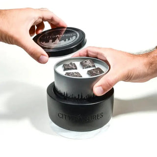 City Bonfires - Portable Fire Pits - City Bonfires Petite Concrete Tabletop Fire Bowl