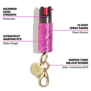 BLINGSTING - Pepper Spray | Pink Glitter