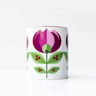 Mod Lounge Paper Company - Mid Century Tulip Flower Coffee Mug