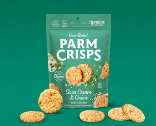 Oasis Snacks - ParmCrisps Parmesan Crisp Snacks, 1.75oz: Sour Cream & Onion