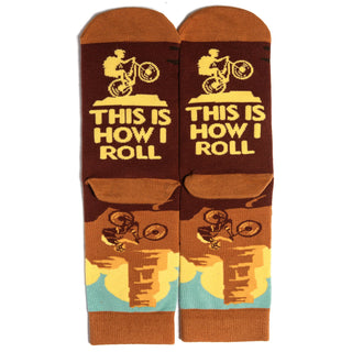 Lavley - This Is How I Roll (Mountain Biking) Socks