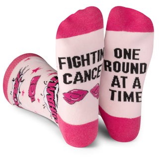 Lavley - Beat Cancer Pink Socks