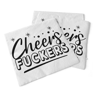 Pinetree Innovations - Cheers Fuckers | Beverage Napkins