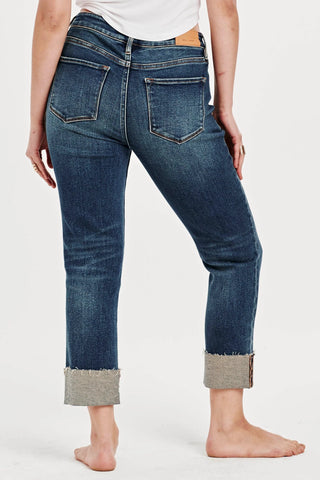 Dear John Blaire High Rise Cuffed Slim Straight Jean - Taryn x Philip Boutique