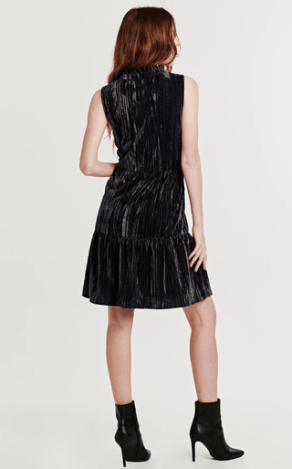 Dear John Helena Sleeveless Dress Grey Wolf Velvet - Taryn x Philip Boutique