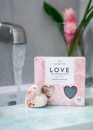 Los Angeles Salt Company - Love Heart Bath Bomb Set