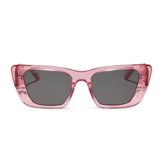 DIFF Eyewear Aura Sunglasses - Candy Pink Crystal Grey