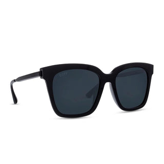 DIFF Eyewear Bella Black Grey Polarized Sunglasses