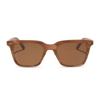 DIFF Eyewear Billie Square Glasses Longhorn Brown