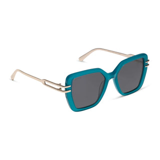 DIFF Eyewear Dasha Sunglasses Dark Teal Grey