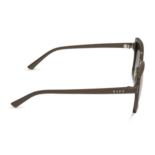 DIFF Eyewear Esme Square Sunglasses - London Stone + Grey Gradient