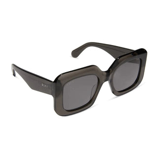 DIFF Eyewear Giada Smoke Crystal Grey Polarized Sunglasses