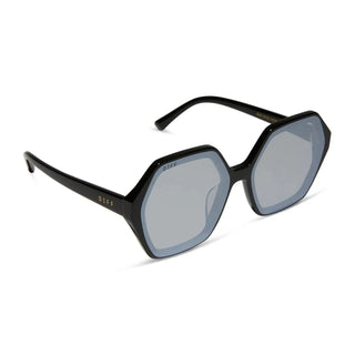 DIFF Eyewear Gigi Sunglasses - Black + Grey Flash