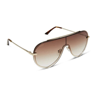 DIFF Eyewear Imani Sunglasses - Gold Brown Gradient
