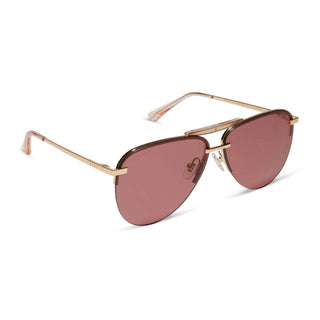 DIFF Eyewear Tahoe Gold Mauve Sunglasses
