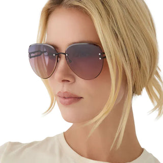 DIFF Eyewear Trista Sunglasses Black Twilight