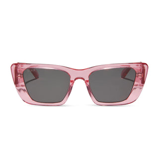DIFF Eyewear Aura Sunglasses - Candy Pink Crystal Grey