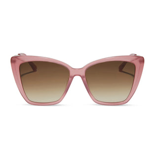 DIFF Eyewear Becky II Guava Brown Gradient Sunglasses