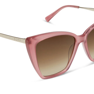 DIFF Eyewear Becky II Guava Brown Gradient Sunglasses