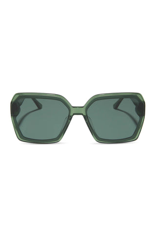 DIFF Eyewear Presley Sage Crystal G15 Sunglasses