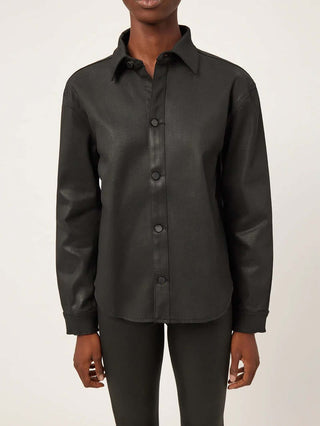 DL1961 Zita Coated Denim Shirt