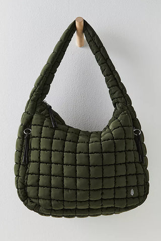Free People Movement Quilted Carryall Bag - Seagrass