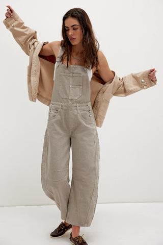 Free People - We The Free Good Luck Barrel Overalls