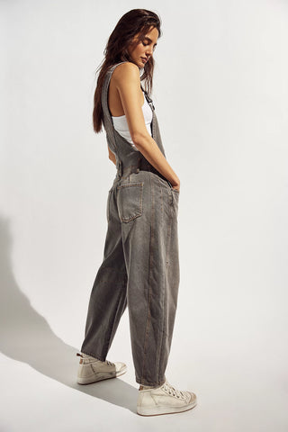 Free People - We The Free Good Luck Barrel Overalls