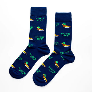 Yellow Owl Workshop Duck Off Crew Socks - Men's