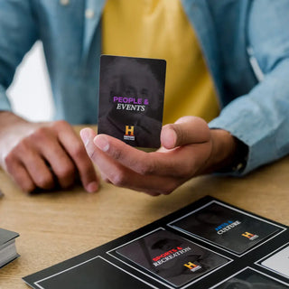 Dyce Games - HISTORY TRIVIA GAME | ON-THE-GO EDITION: Tuck Box