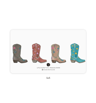 E. Frances Paper - Cowboy Boot Little Notes® – Boxed Set of 85 Mini Note Cards