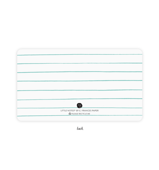 E. Frances Paper - Thanks Little Notes®