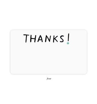 e frances paper thanks little notes