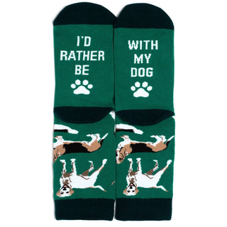 Lavley - I'd Rather Be With My Dog Socks (Green)