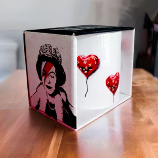 Banksy's Graffiti - Banksy Ceramic Mug 325ml - Bandaged Heart