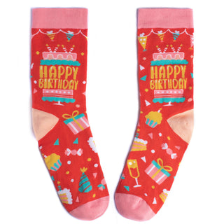 Lavley - Happy Birthday (Pink) Socks