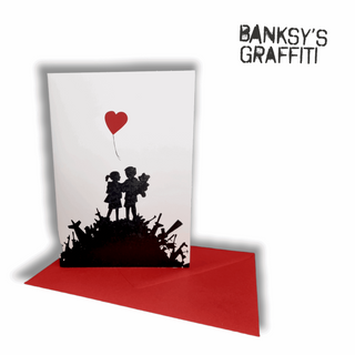Banksy Biglietto Augurale - Kids On Guns Hill - Taryn x Philip Boutique