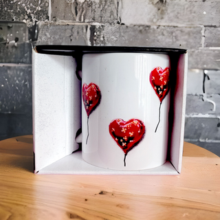 Banksy's Graffiti - Banksy Ceramic Mug 325ml - Bandaged Heart