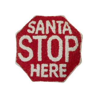Peking Handicraft - Shaped Santa Stop Sign Hook Pillow