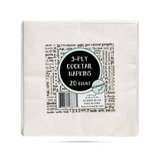 ellembee gift - I'm dreaming of a white Christmas. funny Cocktail Napkins