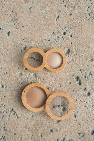 Boob-eez - Nipple Covers + Bamboo Compact: Medium Tint / 6cm